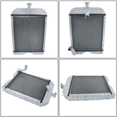 8N8005 86551430 2 low Full Aluminum Radiator For Ford Tractor 2N 8N 9N Model