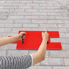 Concrete Wall Formwork Stamp Cement Textured Slate Pad for Concrete Decorative