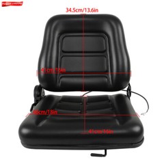 Fold Down FORKLIFT SEAT FITS FOR CLARK CAT HYSTER YALE TOYOTA MITSUBISHI