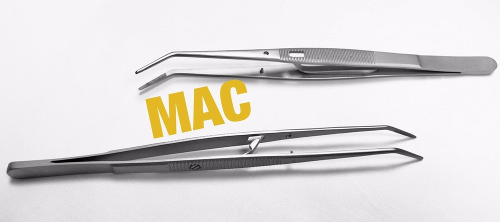 Locking Plier / Tweezer / Stainless Steel Dental Surgical Instruments MAC