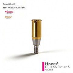Locator Overdenture Abutment Mini/Regular 3.5/4.0/4.5mm Int Hex Fits Hiossen ET