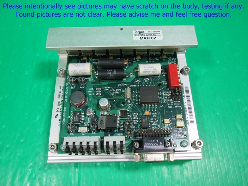 Pacific Scientific 6410-024-N-N-N, Driver+heatsink as photo, sn:RANDOM, DHLtoUS.