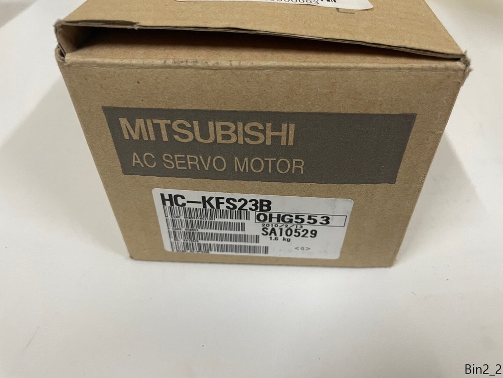 New NIB MITSUBISHI HC-KFS23B 200w J2S AC Servo Motor 3,000rpm Made in Japan