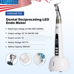 Reciprocating LED Dental Endo Motor 16:1 Root Canal Micromotor Cordless USA