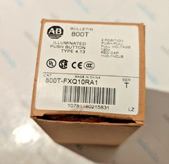 New Allen-Bradley 800T-FXQ10RA1 / 30mm Push-Pull Device, Red, Illuminated