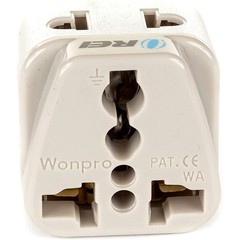 US to Brazil Plug Adapter – Type N Travel Adapter for Brazil – Universal 2 in…