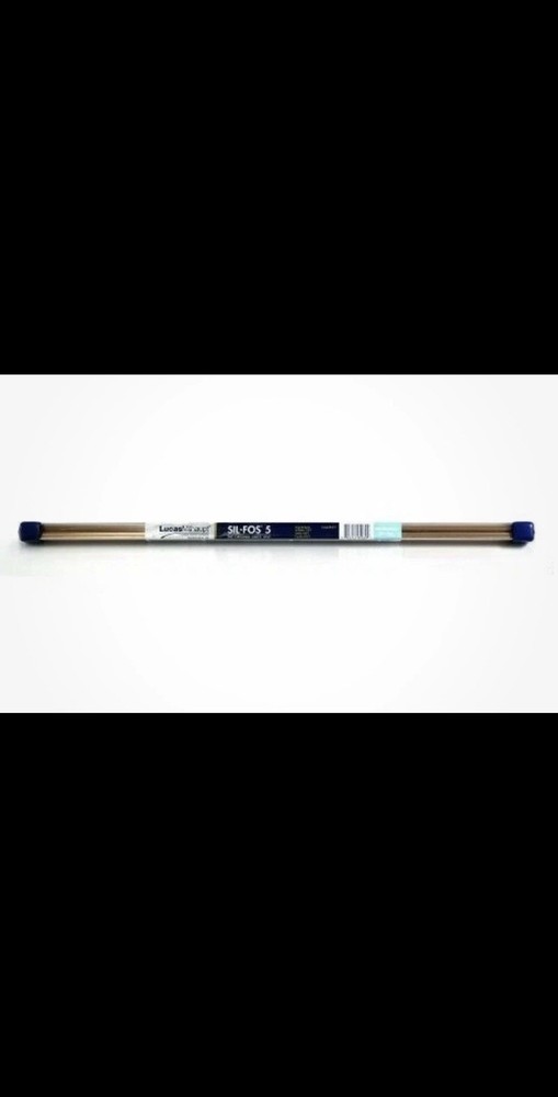 95060 Lucas Milhaupt Sil Fos Silvaloy 5% Silver 28 Rods 1 Pound Solder