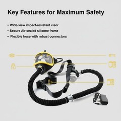 Powered Air Purifying Respirators, Portable PAPR Respirator System for Industry