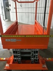 FREE SHIPPING NEW 5 STAR 19 FEET MAX LIFT ELECTRIC SCISSOR LIFT MAN LIFT