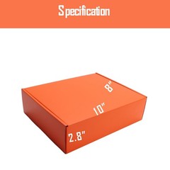 Orange Corrugated Shipping Packaging Box for Gifts,Wedding&All Festivals