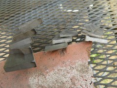 Lot Of 38 Vintage Lathe Cut Off Parting Tool Blades