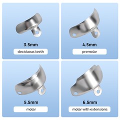 JMU Dental Sectional Contoured Matrix Bands Deciduous/Premolar/ Molar Matrices