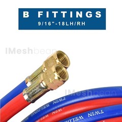25 Ft Oxygen Acetylene Hose 1/4 Inch Twin Welding Hose Cutting Torch Hoses New