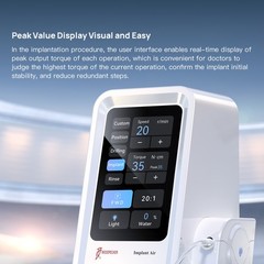 Woodpecker Implant Air Dental Implant Surgical Motor W/ 20:1 LED Contra Angle