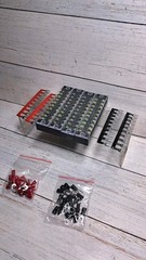 4 Pcs Dual Row Terminal Block, 600V 15A 10 Positions Screw Terminal Block…