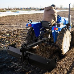 42″ Tow Behind Box Scraper Blade Rust Resistant Lawn Tractor W/ Adjustable Angle