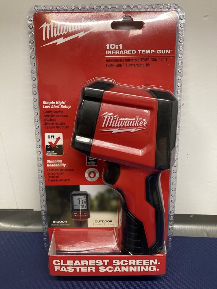 New Milwaukee Tool 2267-20 10:1 Infrared Temp-Gun