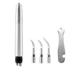 Dental Ultrasonic Air Perio Scaler Handpiece Hygienist 2/4 Holes With 3 Tips