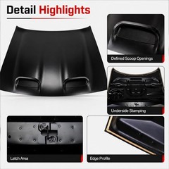 Front Hood Panel 2019-2020 Dodge Challenger 68423292AB