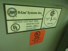 B-Line Systems AW-1 Grey Enclosure 16x20x9″ *FREE SHIPPING*