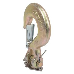 4PCS 3/8″ Grade 70 Heavy Duty Forged Steel Clevis Slip Hook With Safety Latch