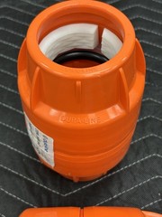 2″ Dura-Line Molded Plastic Push Lock Coupler – Orange – 20001847 **CASE OF 15**
