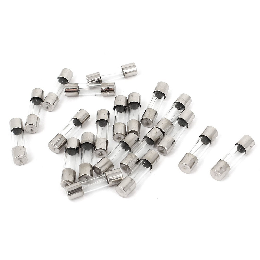 20Pcs 250V 3A F3AL Fast Acting Glass Pipe Fuses 5mm x 20mm