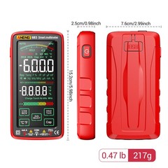 ANENG 683 Smart Touch Multimeter Rechargeable 6000 Counts True RMS AC DC Tester