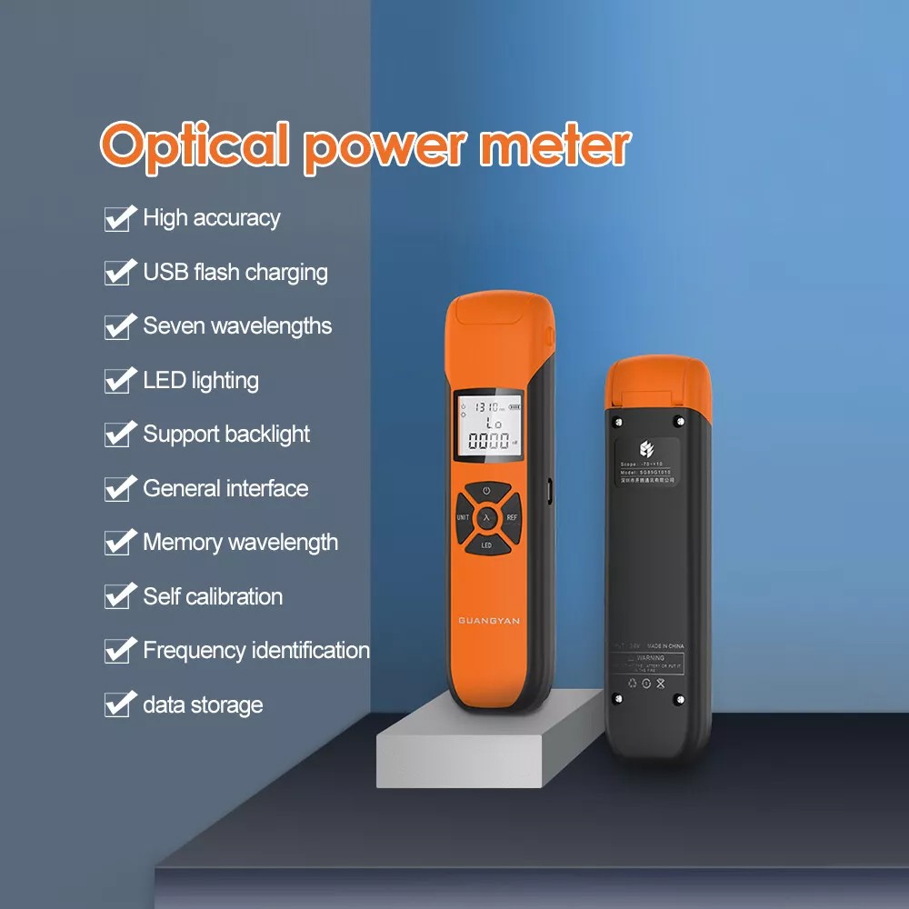-50~+26 Portable LCD Fiber Optic Power Meter Portable SC/FC/ST for Fiber Tester