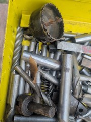 Mulling Machine End Mill Lot with New Bits Included Made In USA