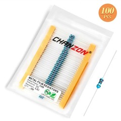 100pcs 1/4W 0.25W 2.2 Ω ohm 2r2 Metal Film Fixed Resistor 0.01 ±1% Tolerance …