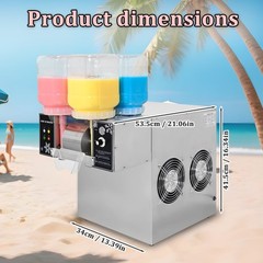 95% New Commercial 4 Feeding Buckets Automatic 264 lbs/Day Shaved Ice Machine