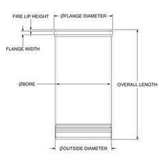 31358345 CAST IRON LINER – FF – SLIP FIT for PERKINS® (31358322)