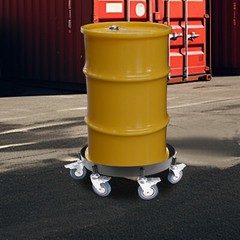 55 Gallon Drum Dolly Barrel Dolly Carts Drum Dolly With 8 Wheels Q235 Steel