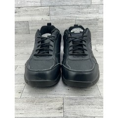Skechers Work Relaxed Fit Memory Foam Black Slip Resistant Shoes 77111W Men 9.5W