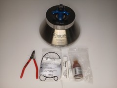 Unused Thermo Fixed Angle Titanium Rotor T29-8×50, PN 75003009 w/Tubes