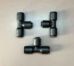 LEGRIS 3104 08 06 **100 PK** UNION TEE, 8MM, 5/16 IN. X 6MM-NEW OLD STOCK (NOS)