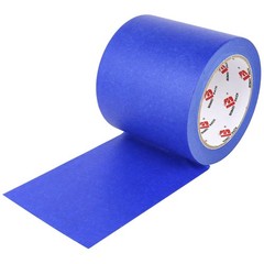 BOMEI PACK Wide Blue Painters Tape 4 Inches x 4'' x 40 Yards,