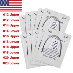 100pcs 10packs Dental Orthodontic Super Elastic Niti Arch Wire Round Ovoid Form