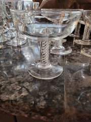 Rare Lalique “Saint Hubert” Bordeaux Wine Glass