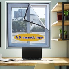 A+B Paired Magnetic Tape with Adhesive Backing, 10ft x 0.5 in x 2 Pack Flexib…