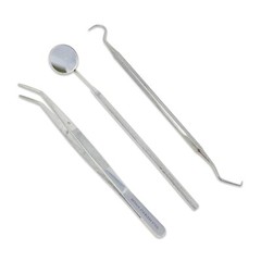 Cynamed Dental Pick Oral Care Hygiene Tooth Scraper Tartar Tools Kit Set of 3