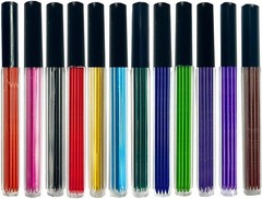 2.0mm 96 pieces 12 Color Pencil Leads, Lead Filled Art Sketching Supplies, Red,
