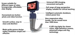 US Warehouse 3.5″ Touch screen Digital Video Laryngoscope with 3 Reusable Blade