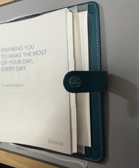 Filofax A5 Original Organiser Planner Notebook Dark Aqua Leather – 022383