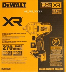 Dewalt DCF892B 20V MAX 1/2″ Mid-Range Impact Wrench with Detent Pin