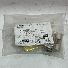 Sargent Assa Abloy Removable Core Large Format Cam Cylinder DG1 W/2keys