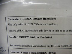 Iridex Laser Handpiece 1400um 40050 (med)