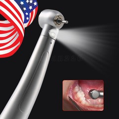1-5* Yabangbang Dental LED E-generator Fiber Optic Handpiece Fit 4Hole Coupler