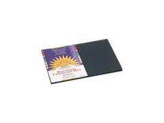 Construction Paper, 58 lbs., 12 x 18, Black, 50 Sheets/Pack